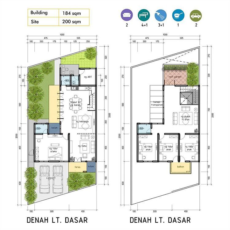 Detail Desain Rumah Lahan Trapesium Nomer 39