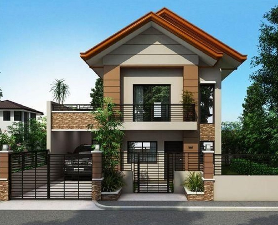 Detail Desain Rumah Minimalis 2 Lantai Biaya Murah Nomer 27