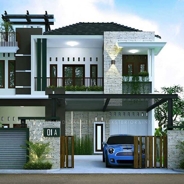 Detail Desain Rumah Minimalis 2 Lantai Biaya Murah Nomer 29