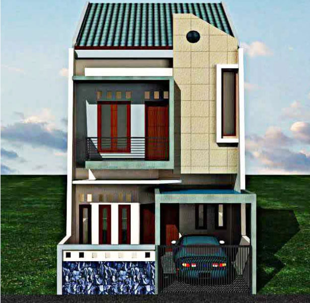 Detail Desain Rumah Minimalis 2 Lantai Biaya Murah Nomer 41