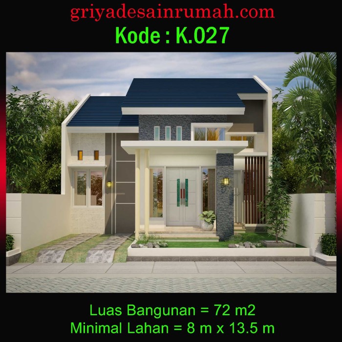 Detail Desain Rumah Minimalis Beserta Ukurannya Nomer 37