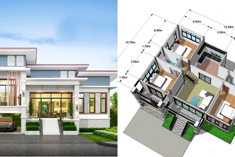 Detail Desain Rumah Minimalis Beserta Ukurannya Nomer 44