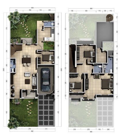 Detail Desain Rumah Persegi Panjang Ke Belakang Nomer 30
