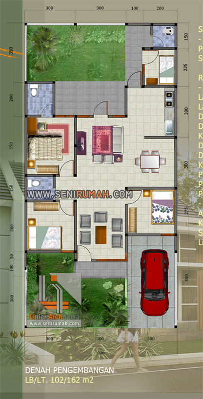 Detail Desain Rumah Persegi Panjang Ke Belakang Nomer 50