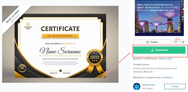 Detail Desain Sertifikat Online Gratis Nomer 38