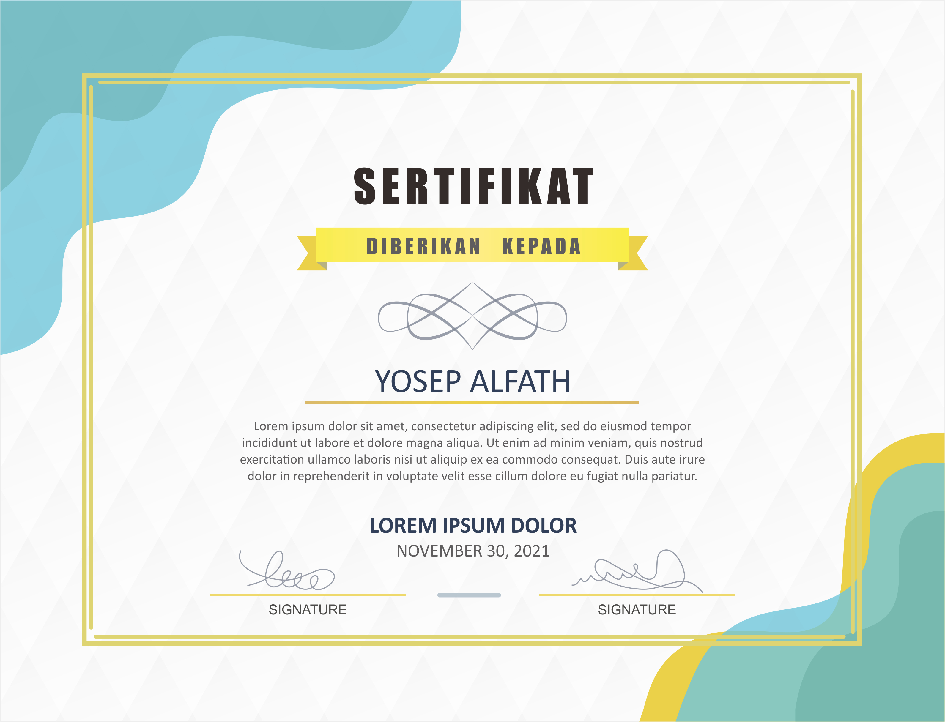 Detail Desain Sertifikat Online Gratis Nomer 55