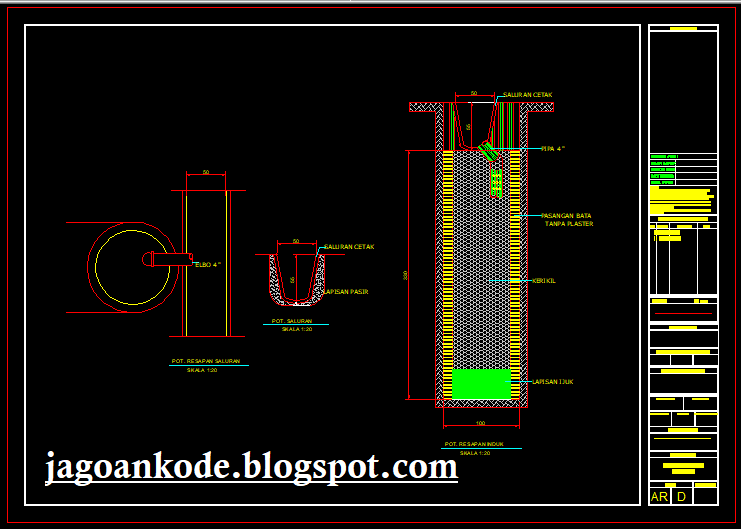 Detail Desain Sumur Resapan Nomer 17