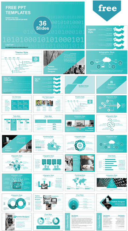 Detail Desain Template Ppt Nomer 42