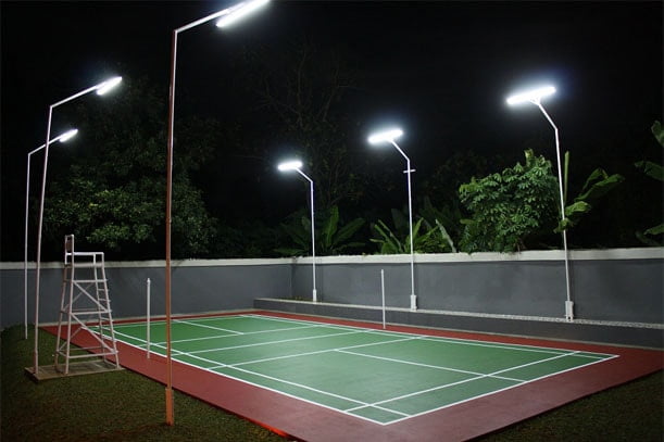 Desain Tiang Lampu Lapangan Badminton - KibrisPDR