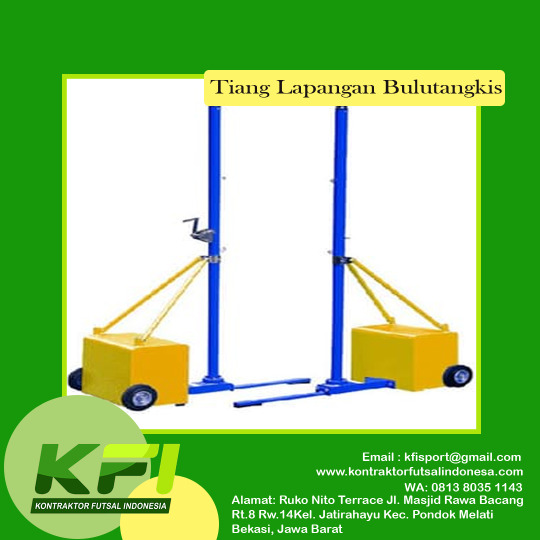 Detail Desain Tiang Lampu Lapangan Badminton Nomer 6