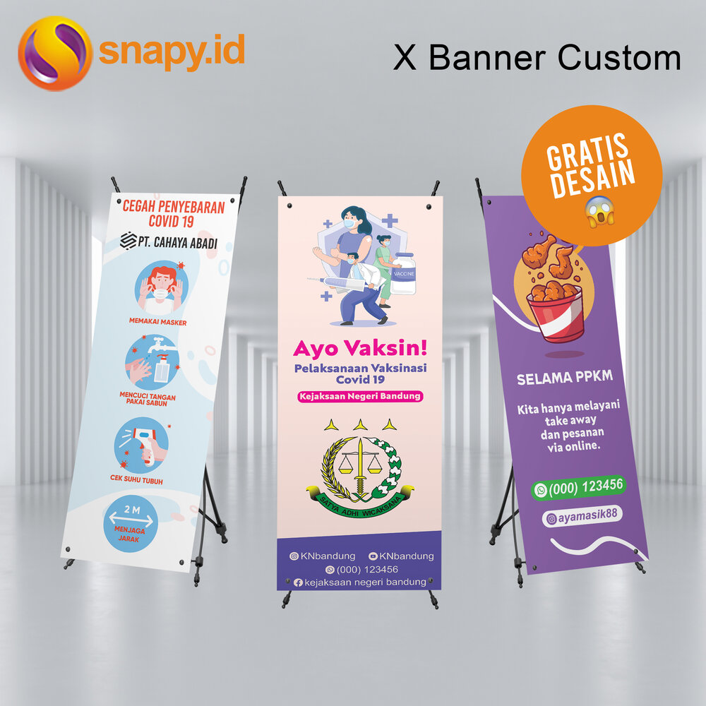 Desain X Banner Online - KibrisPDR