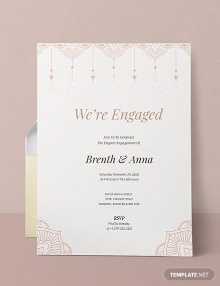 Detail Design And Create A Formal Invitation Card Template Nomer 11