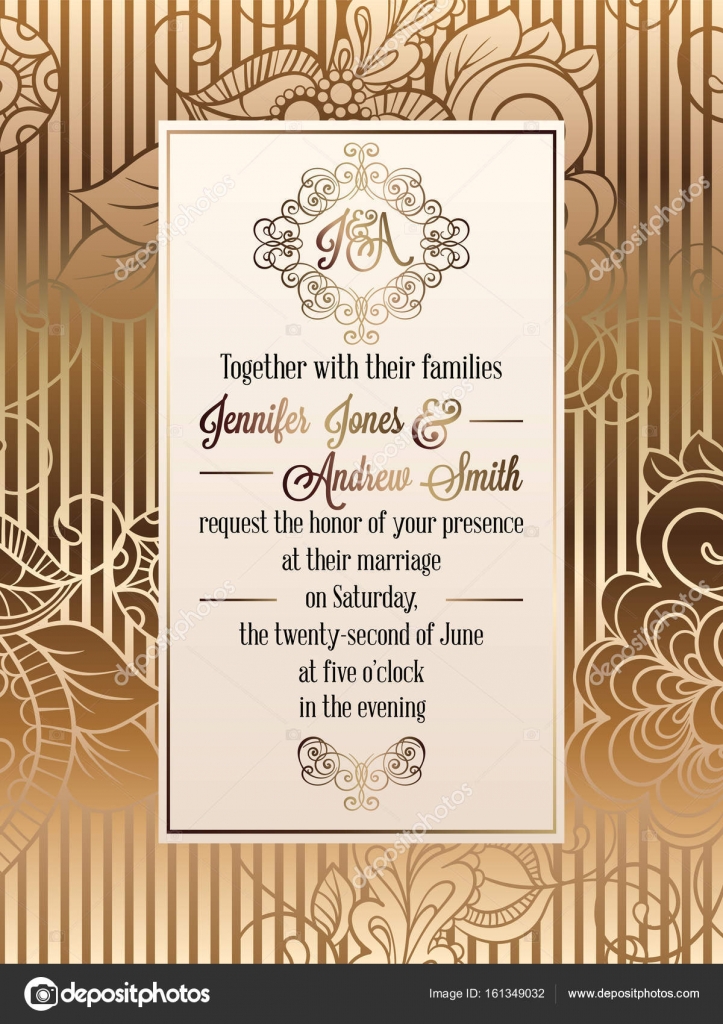 Detail Design And Create A Formal Invitation Card Template Nomer 24