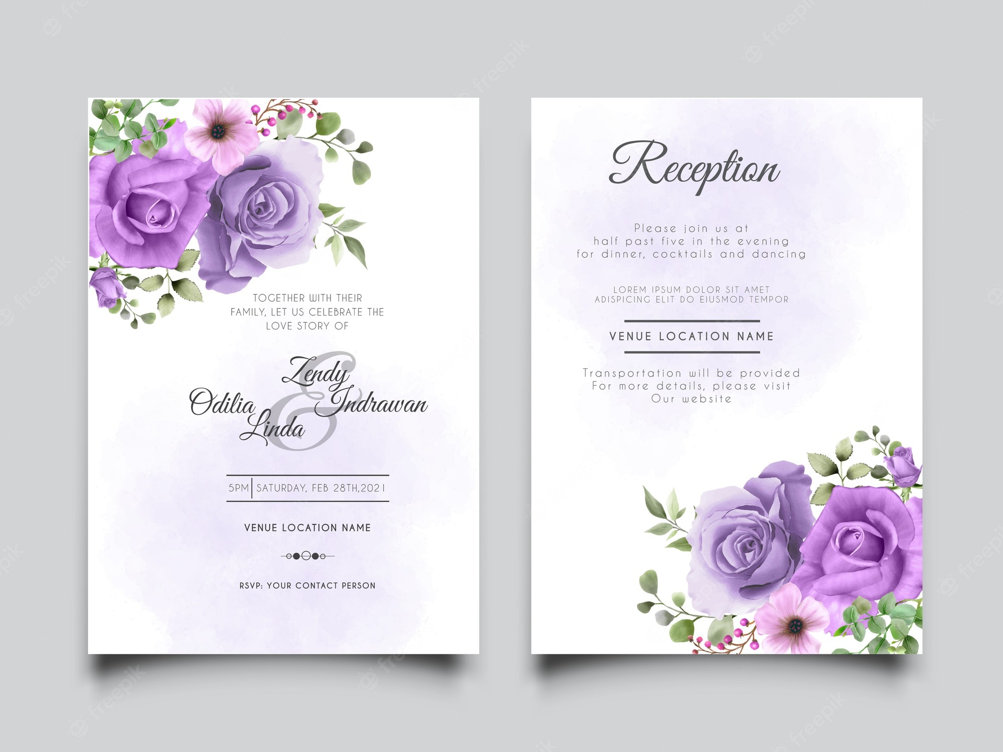 Detail Design And Create A Formal Invitation Card Template Nomer 30