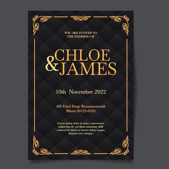 Detail Design And Create A Formal Invitation Card Template Nomer 46