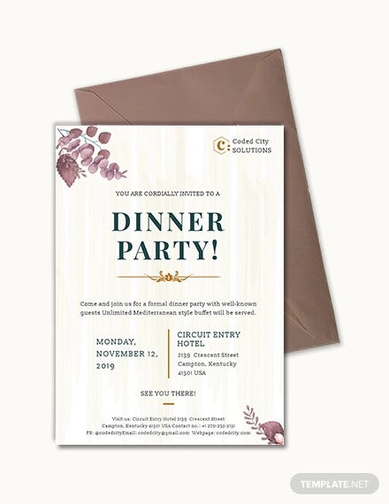 Detail Design And Create A Formal Invitation Card Template Nomer 8