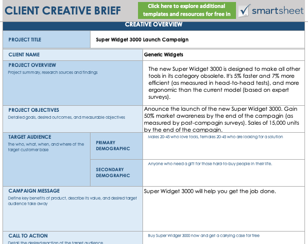 Detail Design Brief Template Word Nomer 25