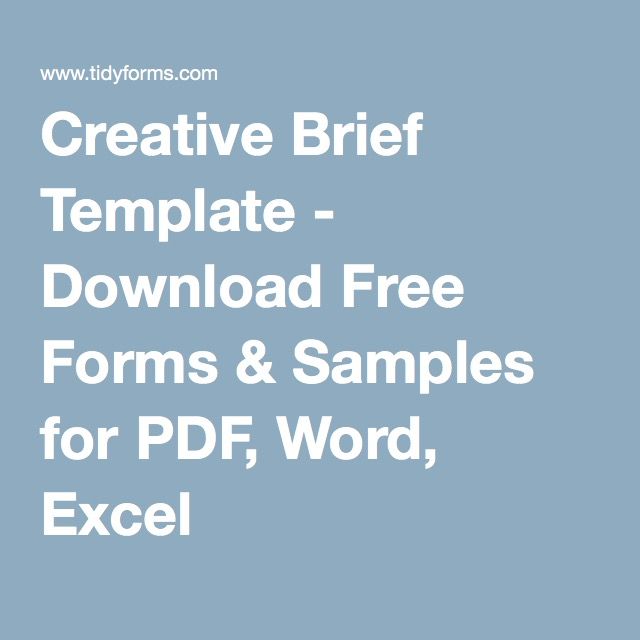 Detail Design Brief Template Word Nomer 31