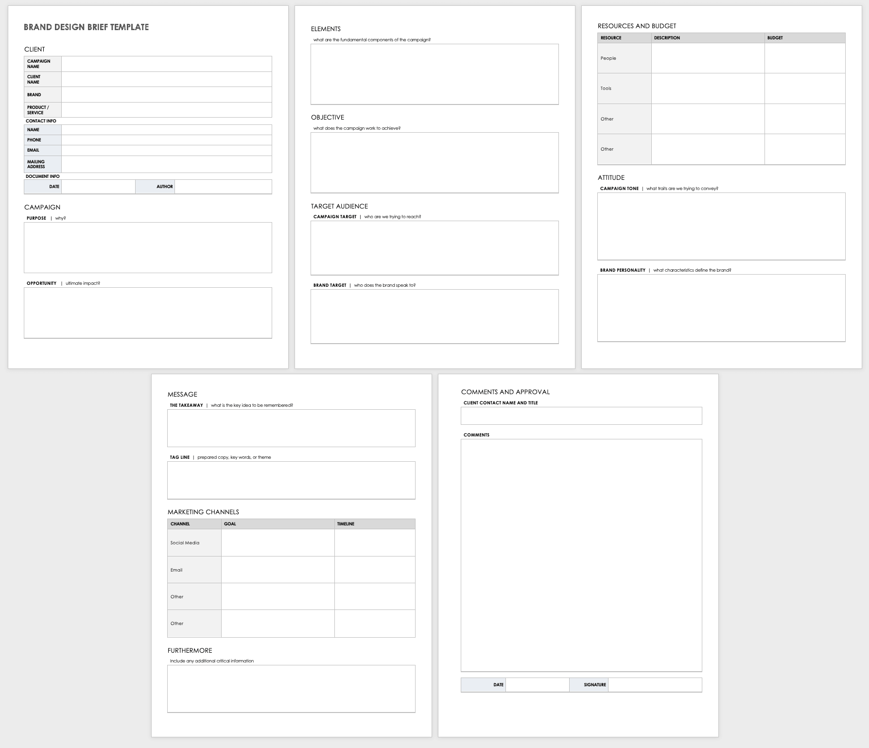 Download Design Brief Template Word Nomer 53