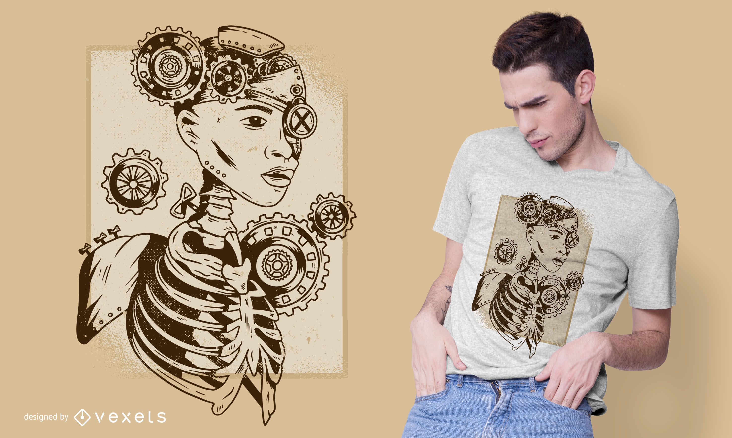 Detail Design By Human T Shirt Template Nomer 49