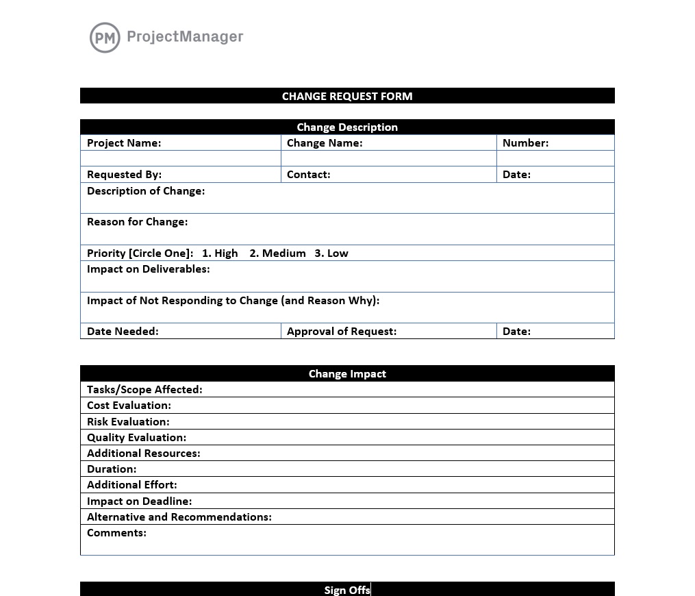 Detail Design Change Control Template Nomer 2