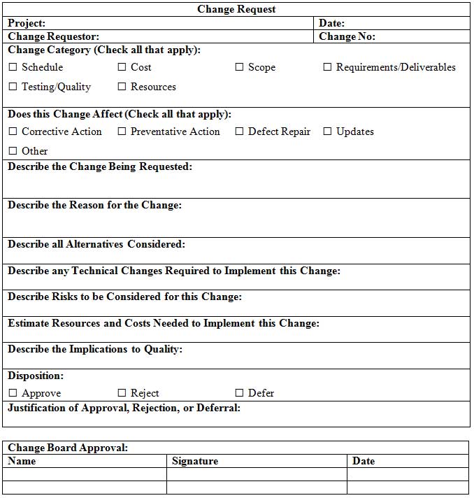 Detail Design Change Control Template Nomer 13