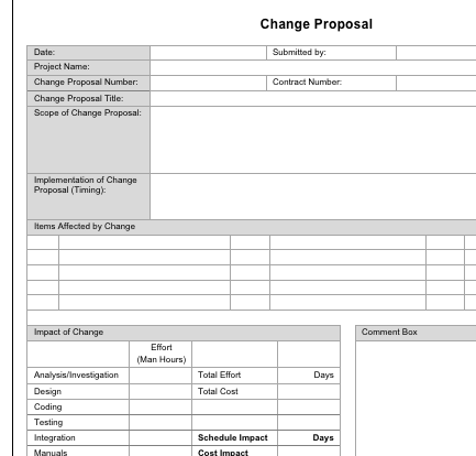 Detail Design Change Control Template Nomer 3