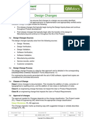 Detail Design Change Control Template Nomer 20