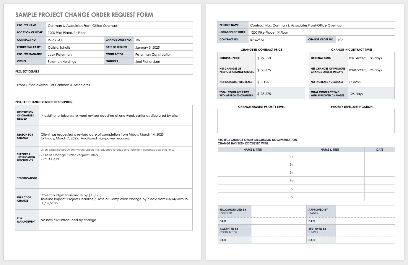 Detail Design Change Control Template Nomer 32