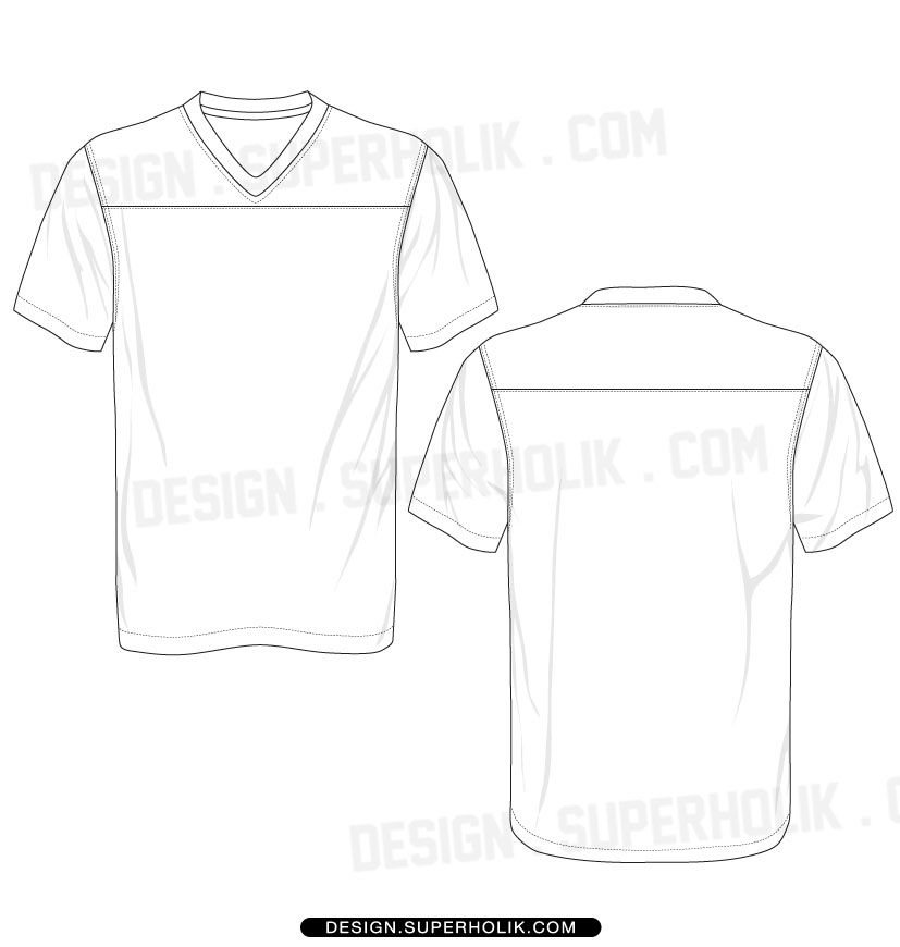 Detail Design Jersey Template Nomer 9