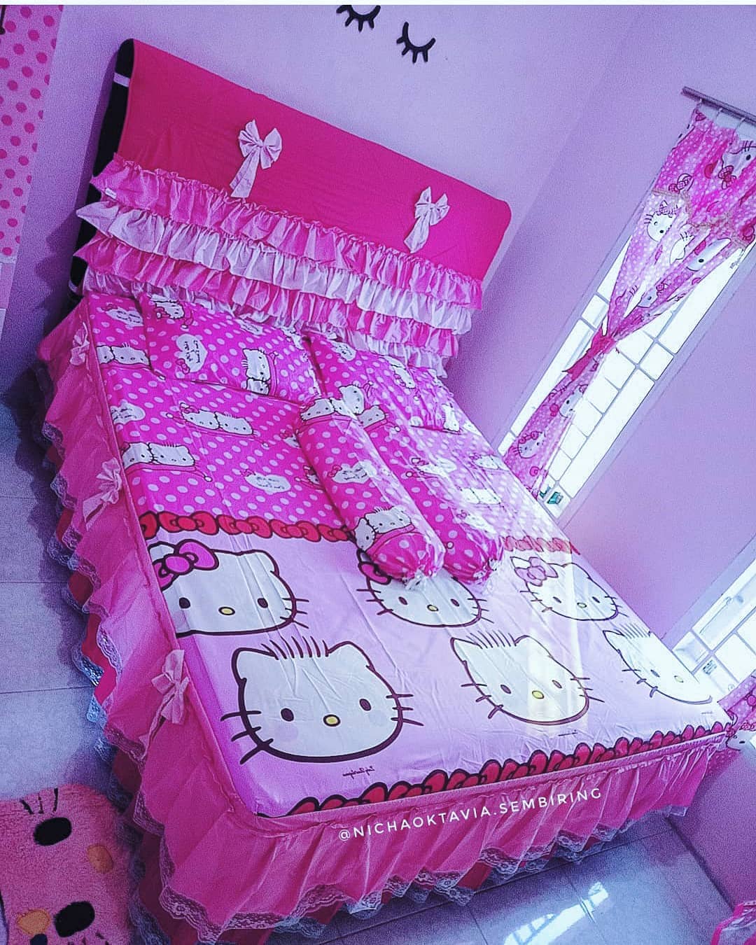 Detail Design Kamar Hello Kitty Nomer 17