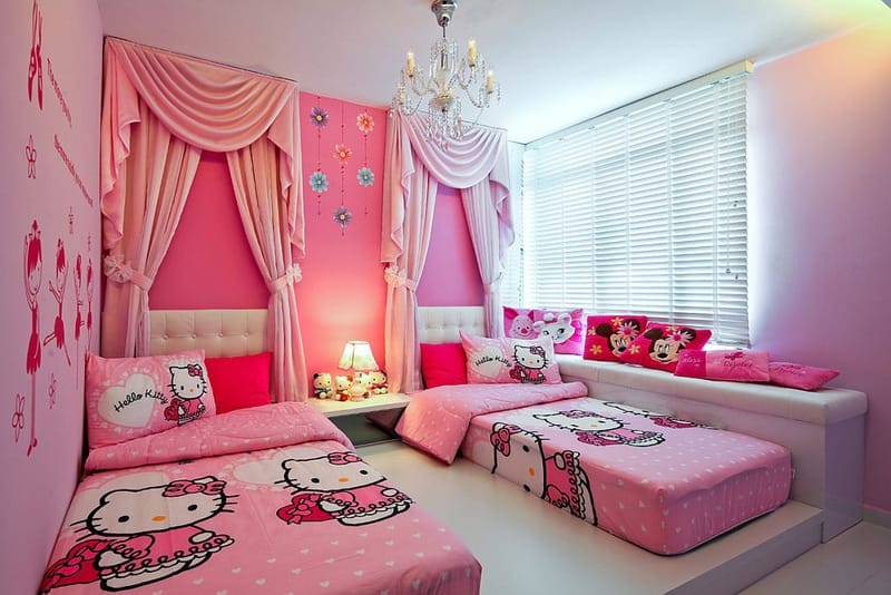 Detail Design Kamar Hello Kitty Nomer 32