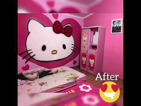 Detail Design Kamar Hello Kitty Nomer 34