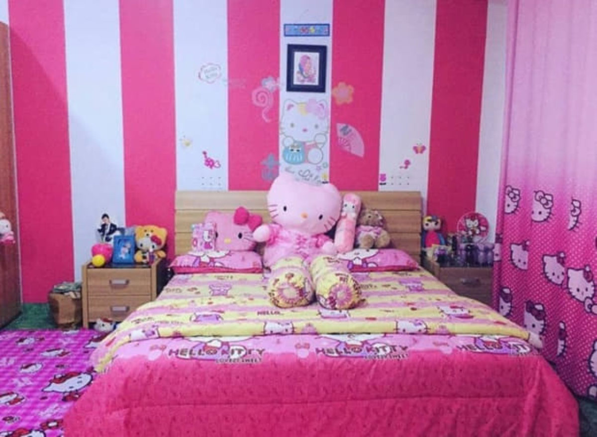 Detail Design Kamar Hello Kitty Nomer 4