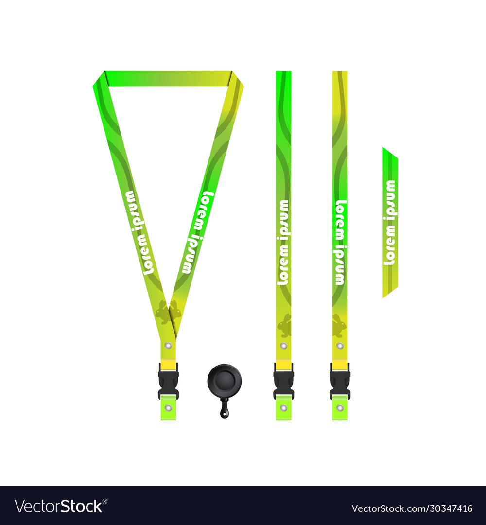 Detail Design Lanyard Template Nomer 3