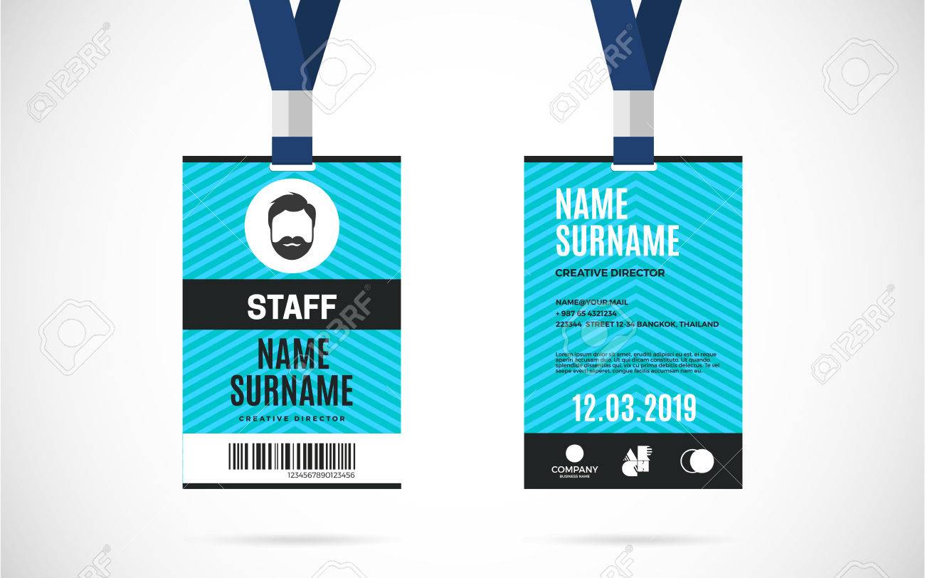 Detail Design Lanyard Template Nomer 41