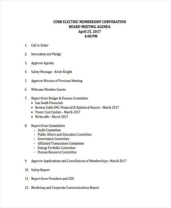 Detail Design Meeting Agenda Template Nomer 27