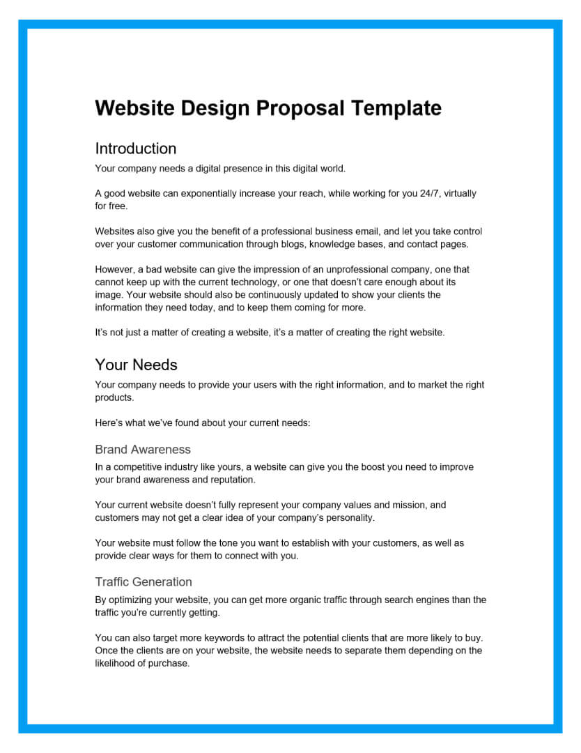 Detail Design Proposal Template Nomer 10