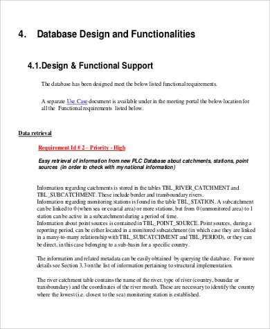 Detail Design Specification Template Nomer 19