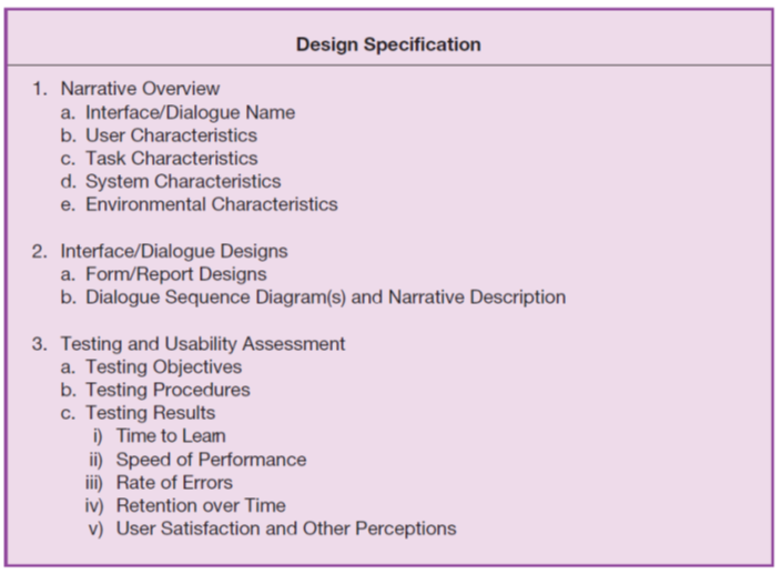 Detail Design Specification Template Nomer 42
