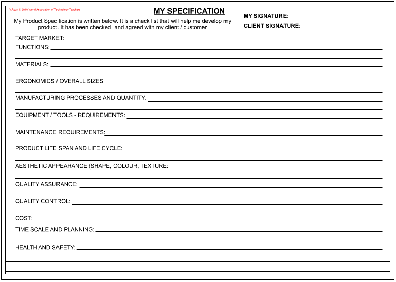 Detail Design Specification Template Nomer 5