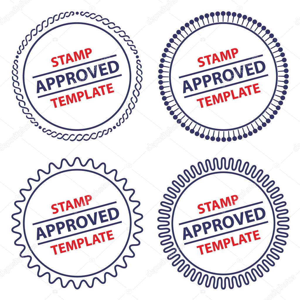 Detail Design Stamp Template Nomer 35