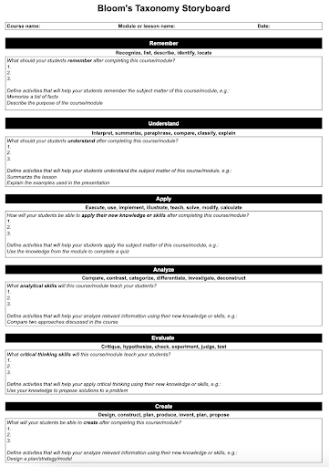 Detail Design Storyboard Template Nomer 47