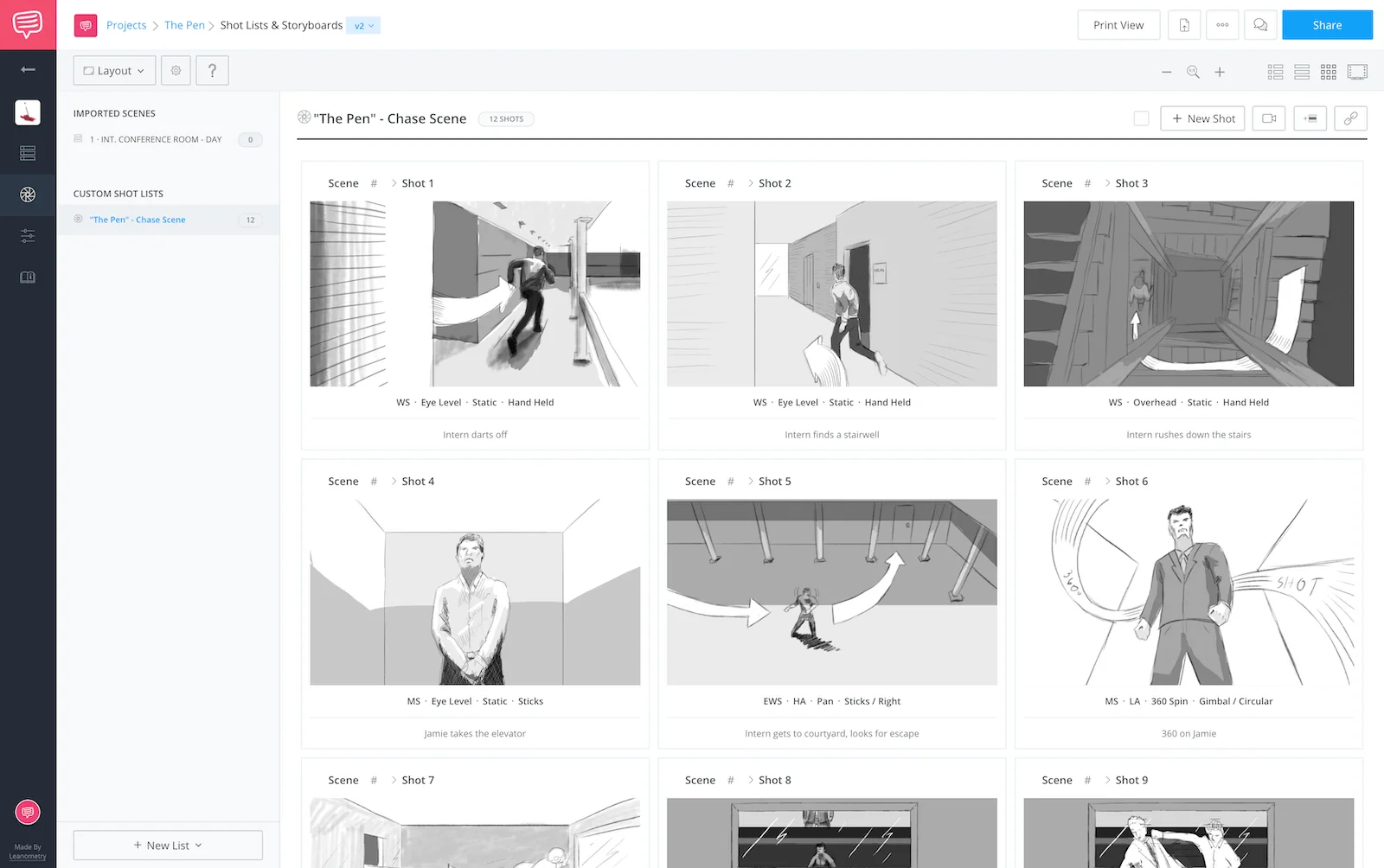 Detail Design Storyboard Template Nomer 50