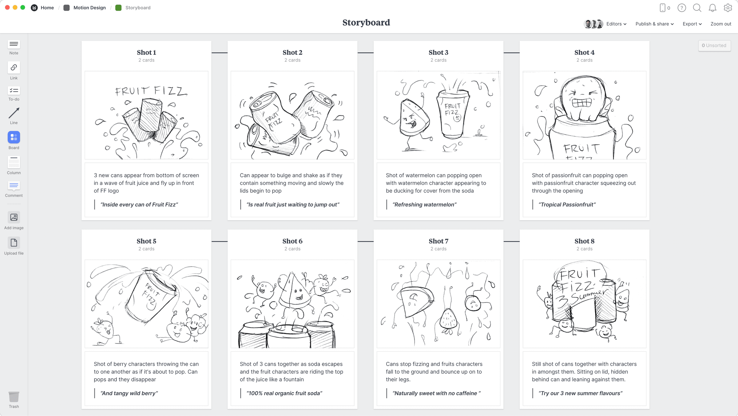 Detail Design Storyboard Template Nomer 8