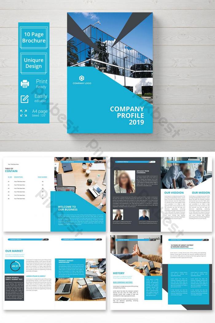 Detail Design Template Company Profile Nomer 28