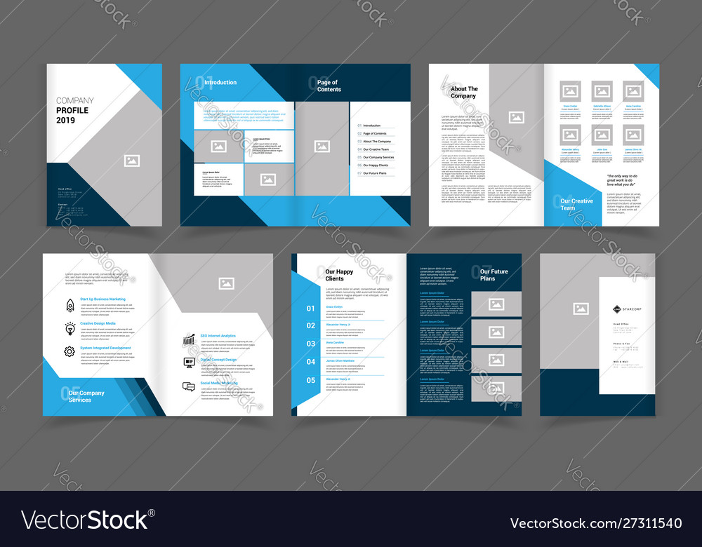 Detail Design Template Company Profile Nomer 6