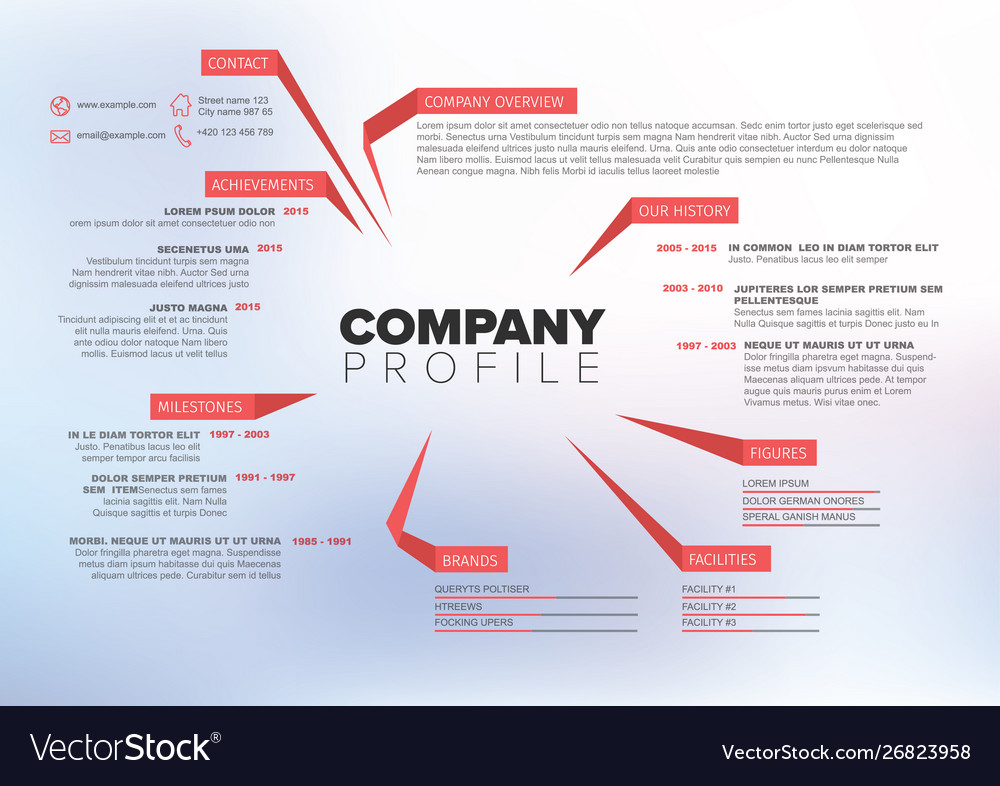 Detail Design Template Company Profile Nomer 50