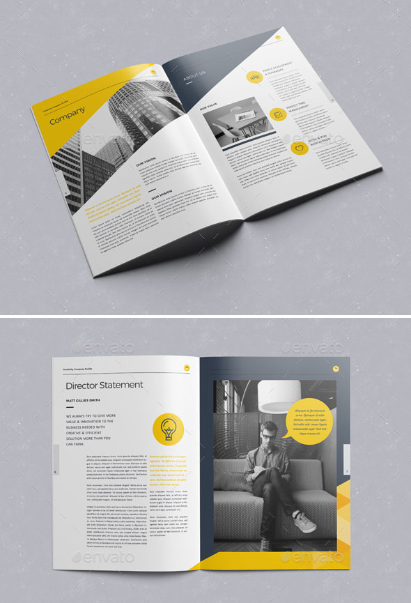 Detail Design Template Company Profile Nomer 52