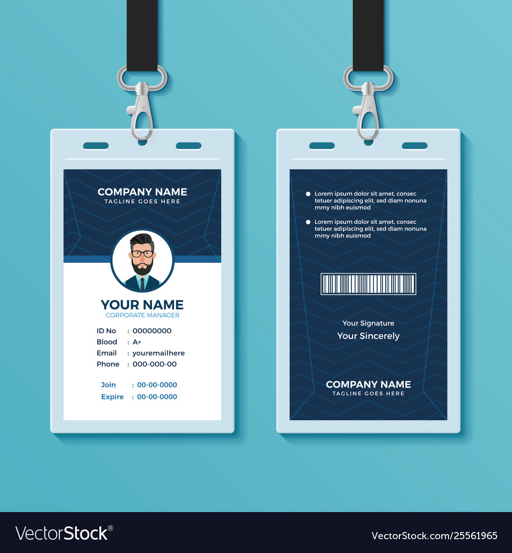 Detail Design Template Id Card Nomer 14